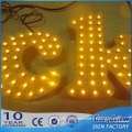 High quality advertising plug led letter sign / led lights letters